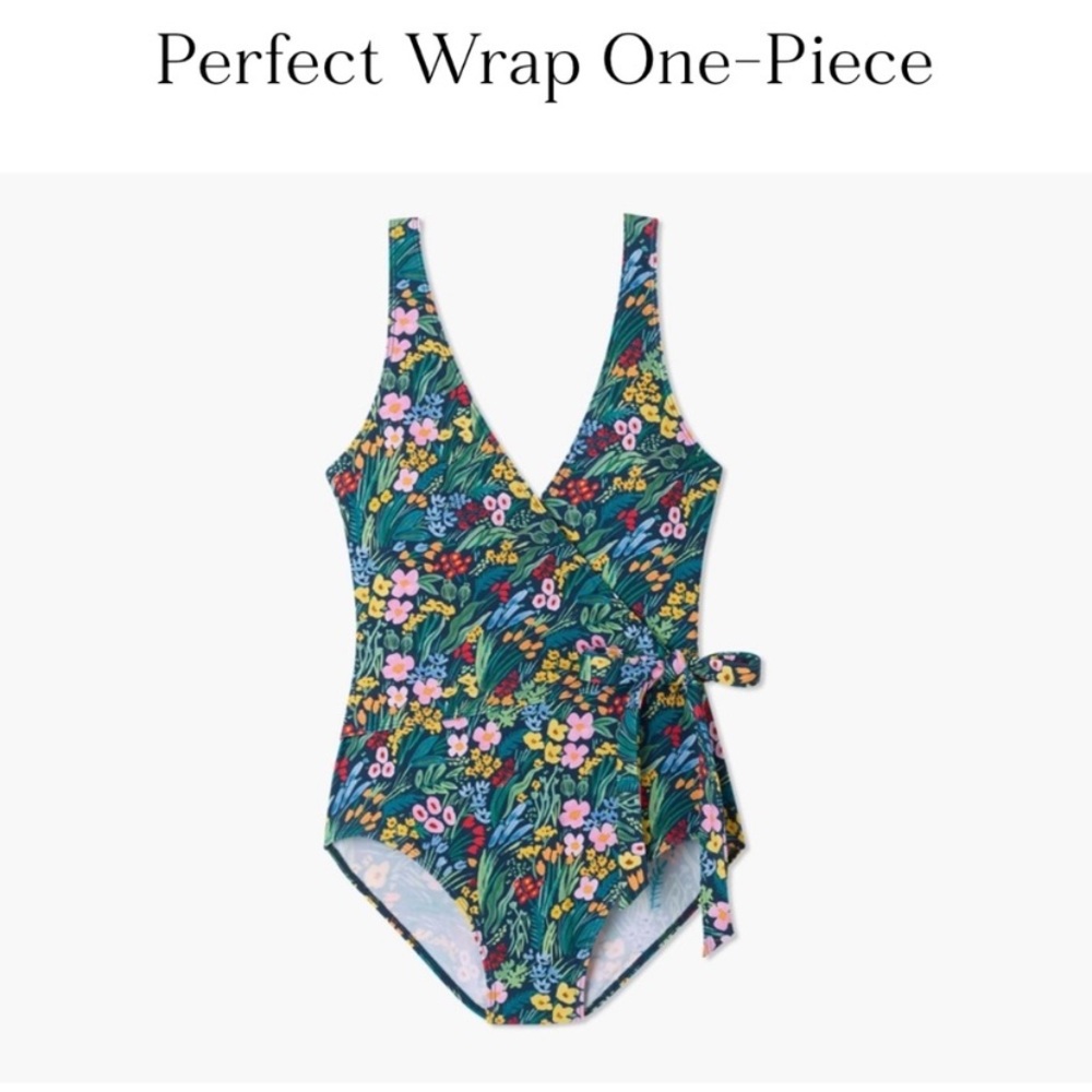 Perfect Wrap One Piece - Summersalt x Rifle Paper Co - Size 10